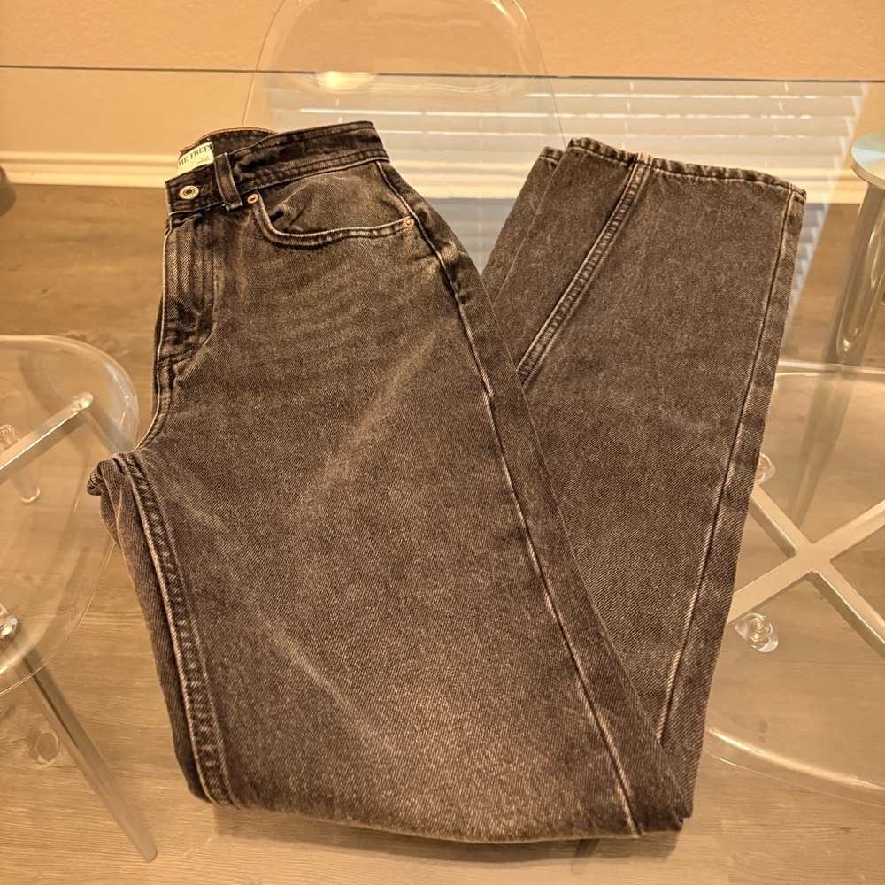 We The Free Black Straight Leg Jeans